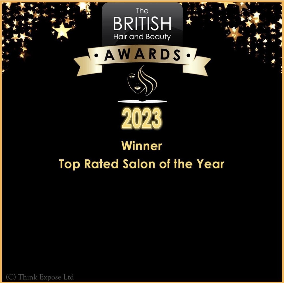 Top Rated Salon of the Year 2023 Gold